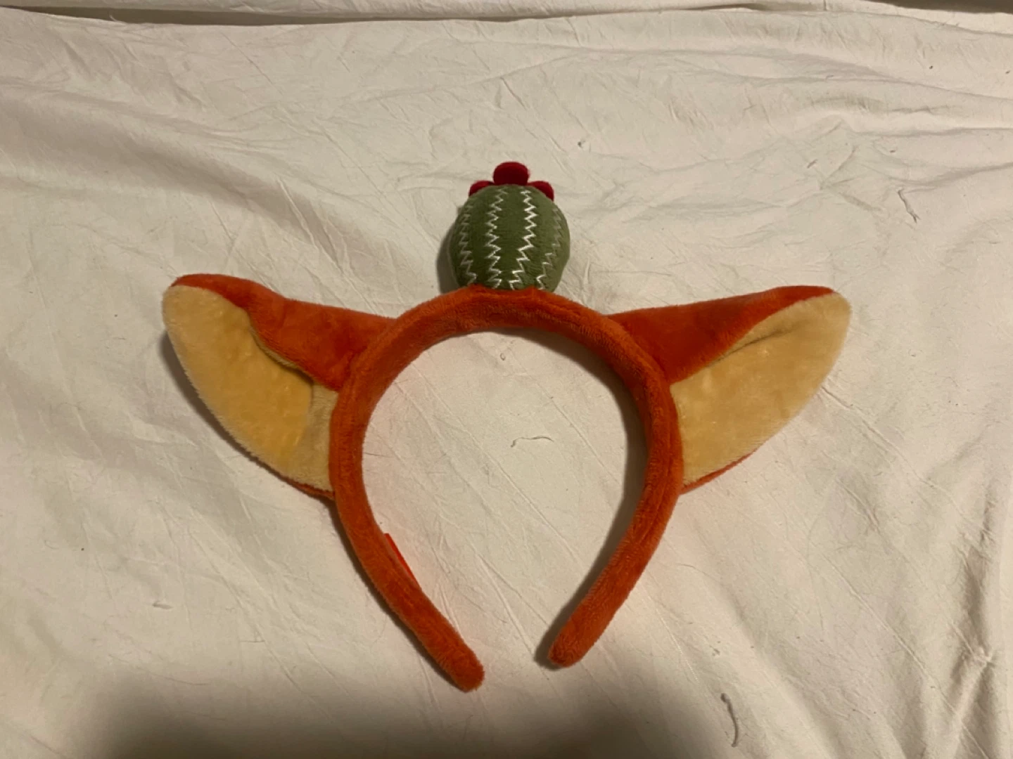 Fox Ear Headband with Cactus - photo 2