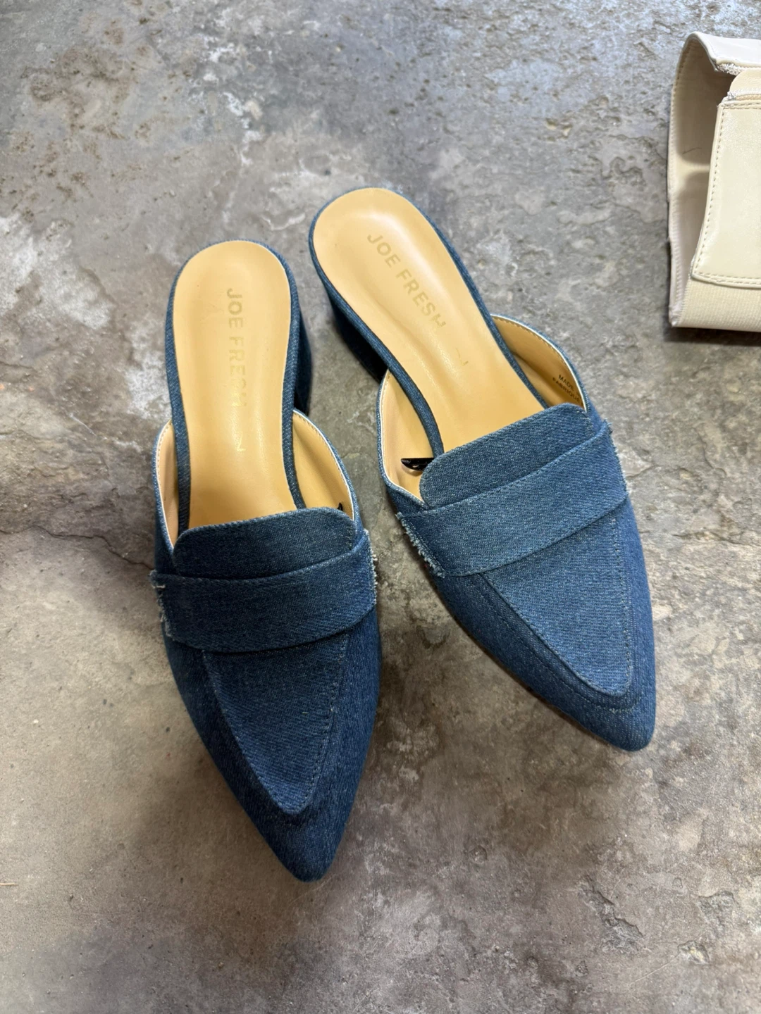 Joe Fresh Denim Mules - Size 7
