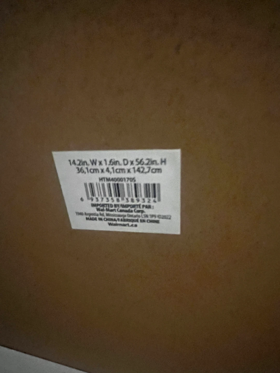 White Full Length Mirror - 14.2in W x 56.2in H - photo 3