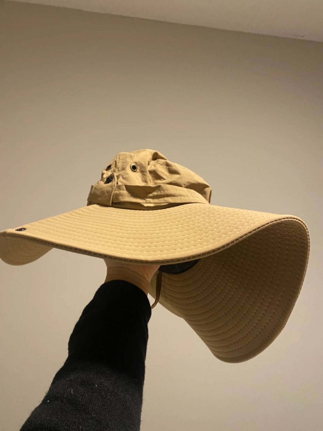 Khaki Wide Brim Boonie Hiking Hat - photo 2