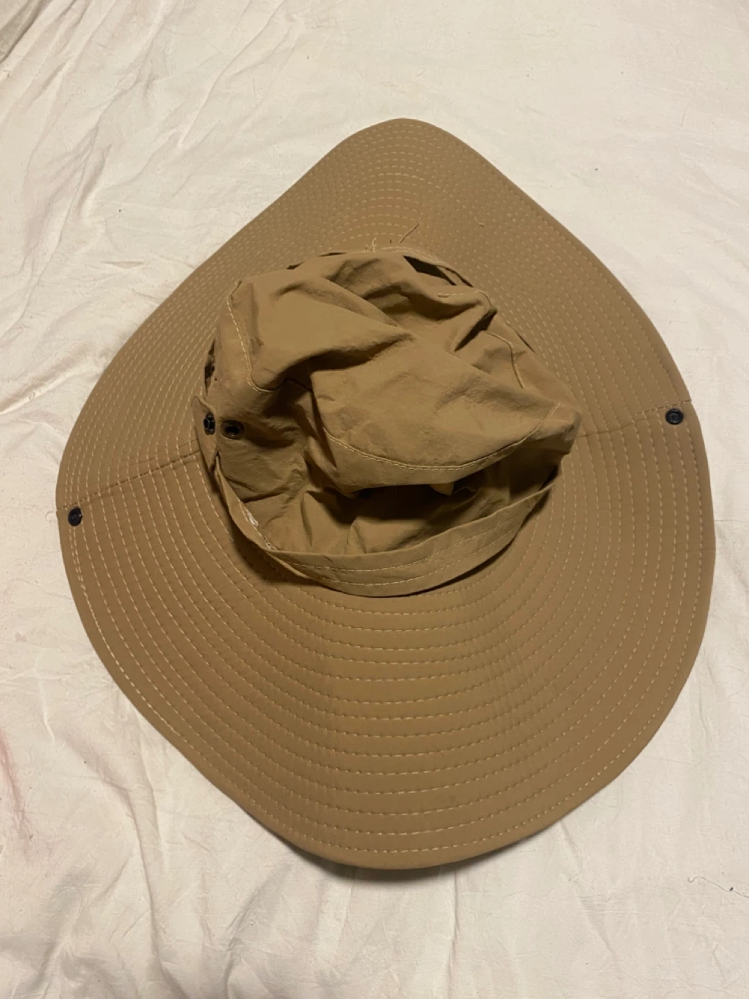 Khaki Wide Brim Boonie Hiking Hat