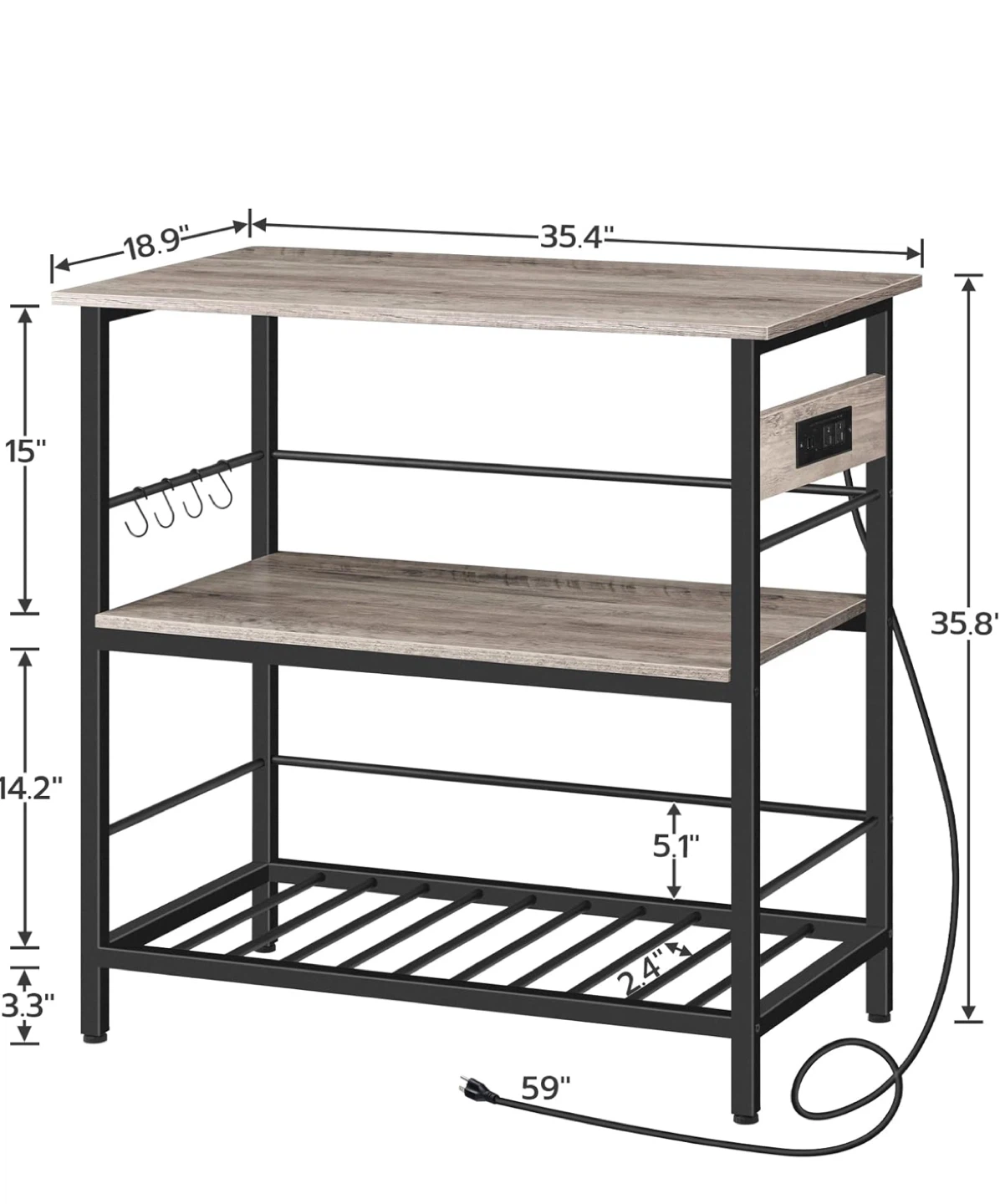 Kitchen Island -easily disassembled for transport!! - photo 4