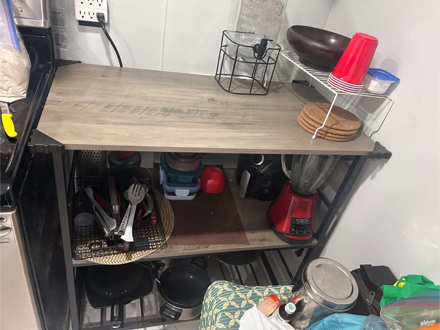 Kitchen Island -easily disassembled for transport!! - photo 3