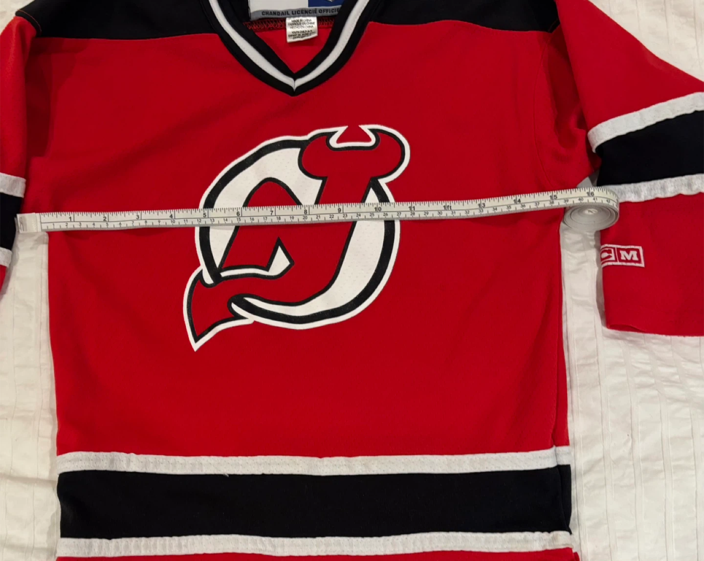 Kids CCM NHL New Jersey Devils Jersey Size 4-7 Years - Hockey - photo 4