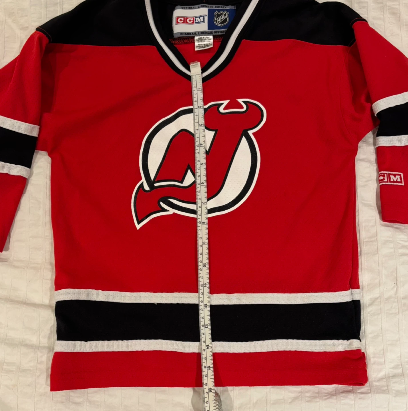 Kids CCM NHL New Jersey Devils Jersey Size 4-7 Years - Hockey - photo 5