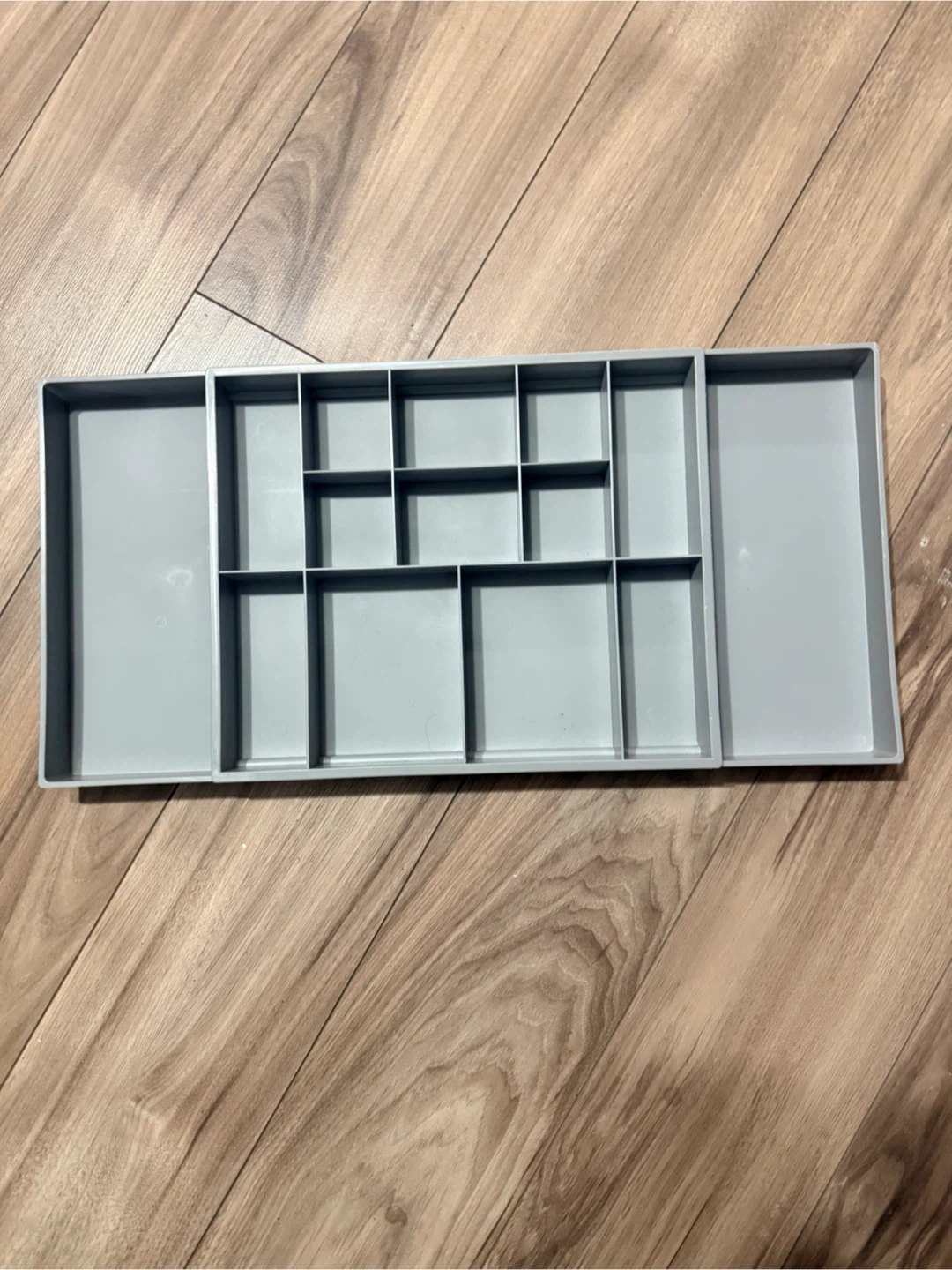 Grey 12-Compartment Jewelry Organizer Tray - photo 2