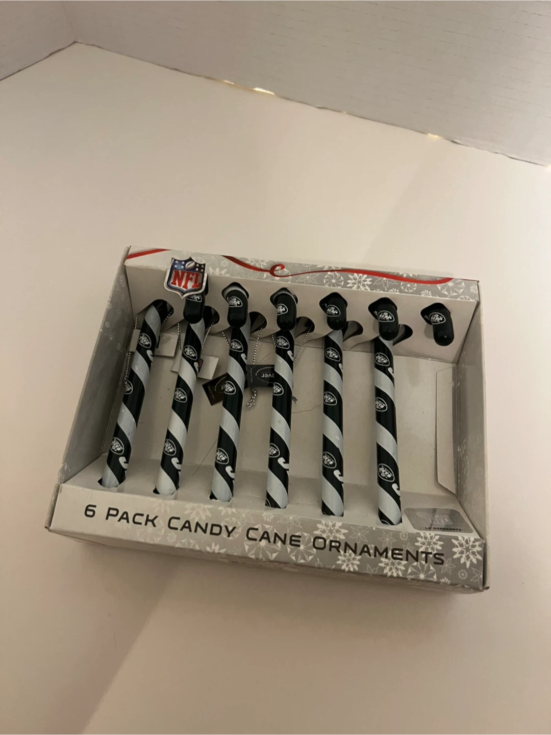 NY Jets Candy Cane Christmas Ornaments - photo 5