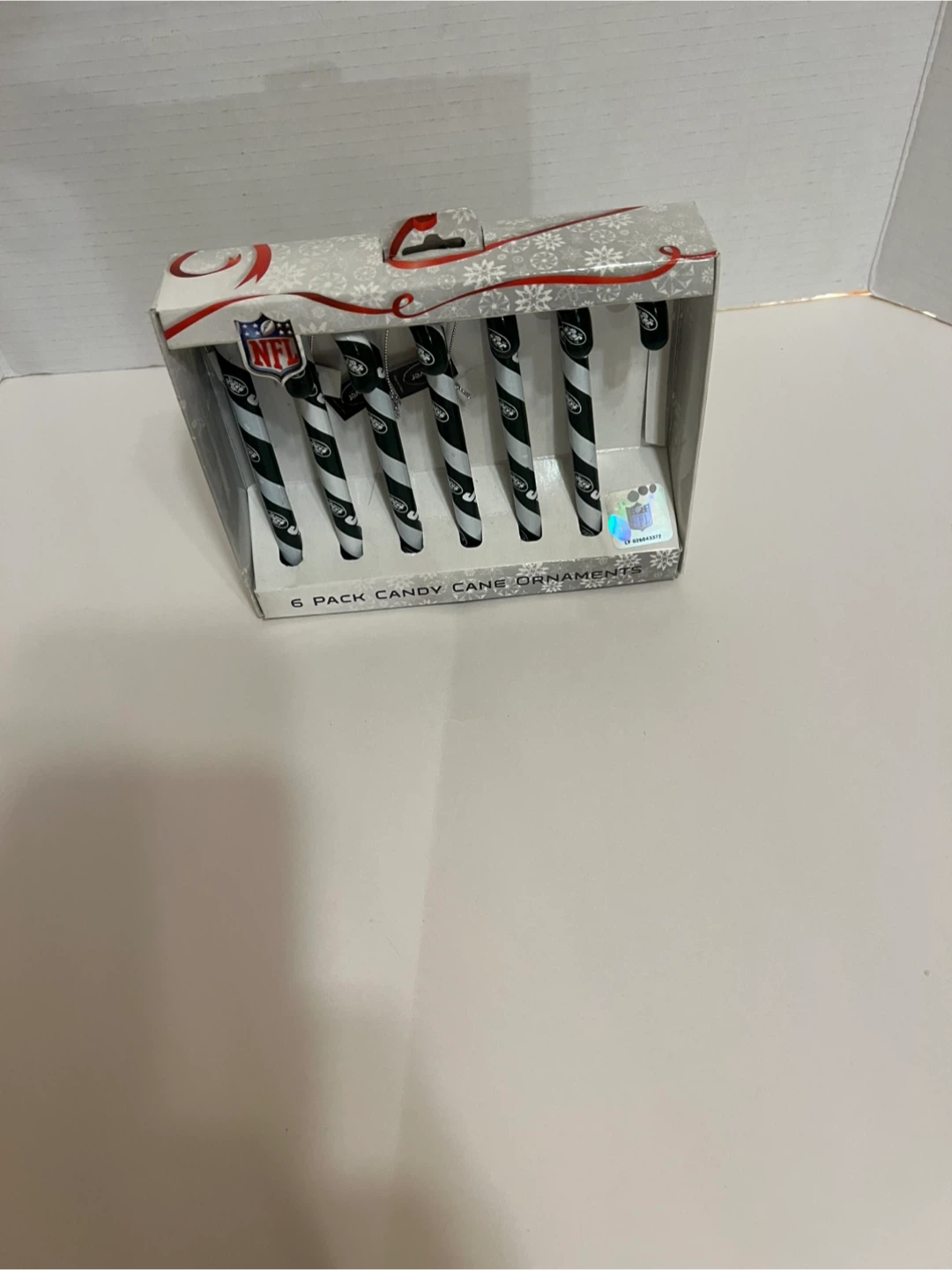NY Jets Candy Cane Christmas Ornaments - photo 2