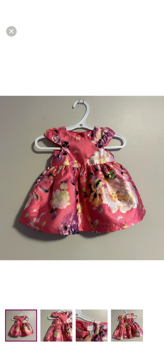 The Children's Place Baby Dress Size 3-6 M Floral Print