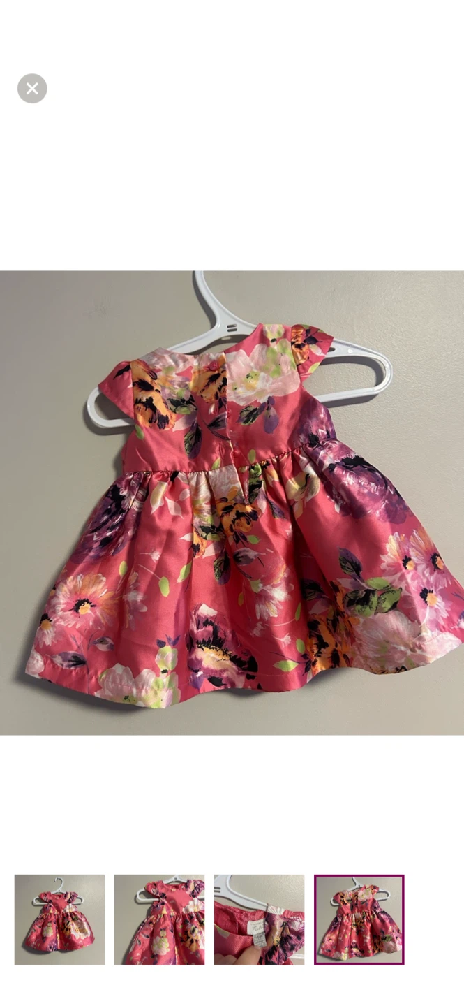The Children's Place Baby Dress Size 3-6 M Floral Print - photo 4