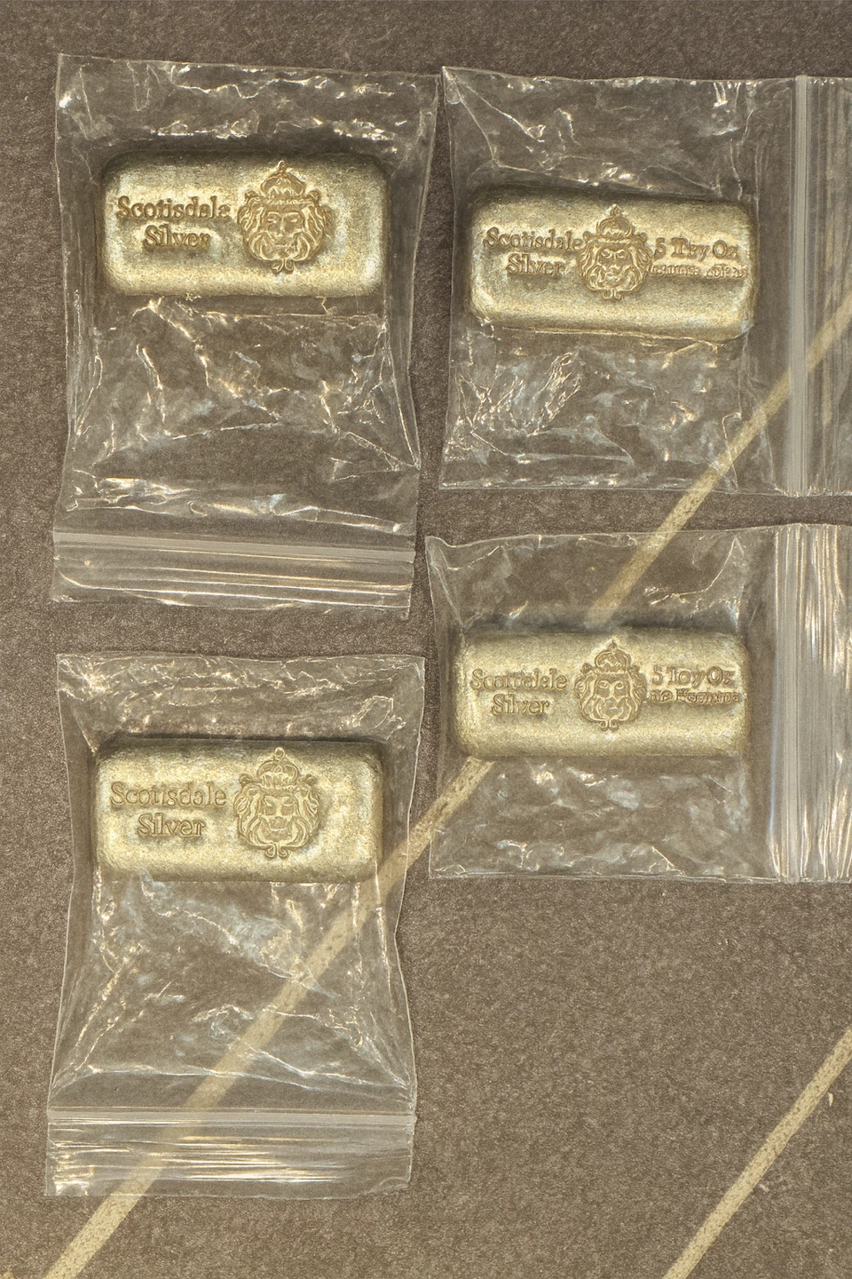 1/4 Scottsdale Silver 5 Troy Oz Silver Bars