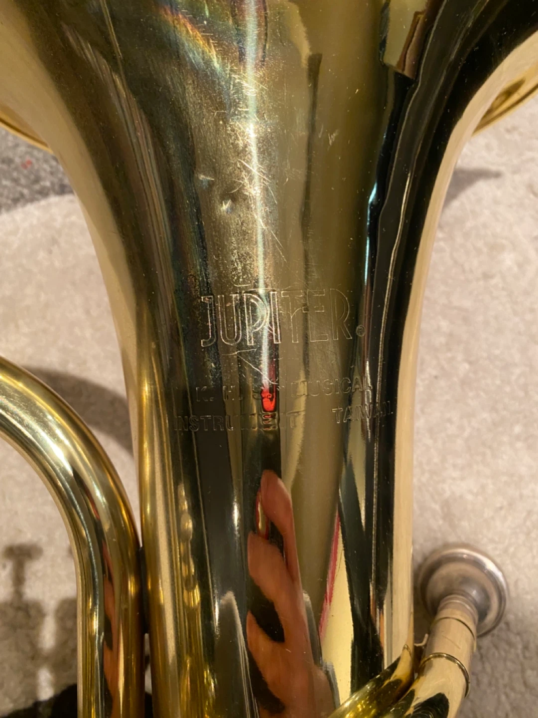 Beautiful Jupiter JBR-462 Baritone Euphonium with original case - photo 4