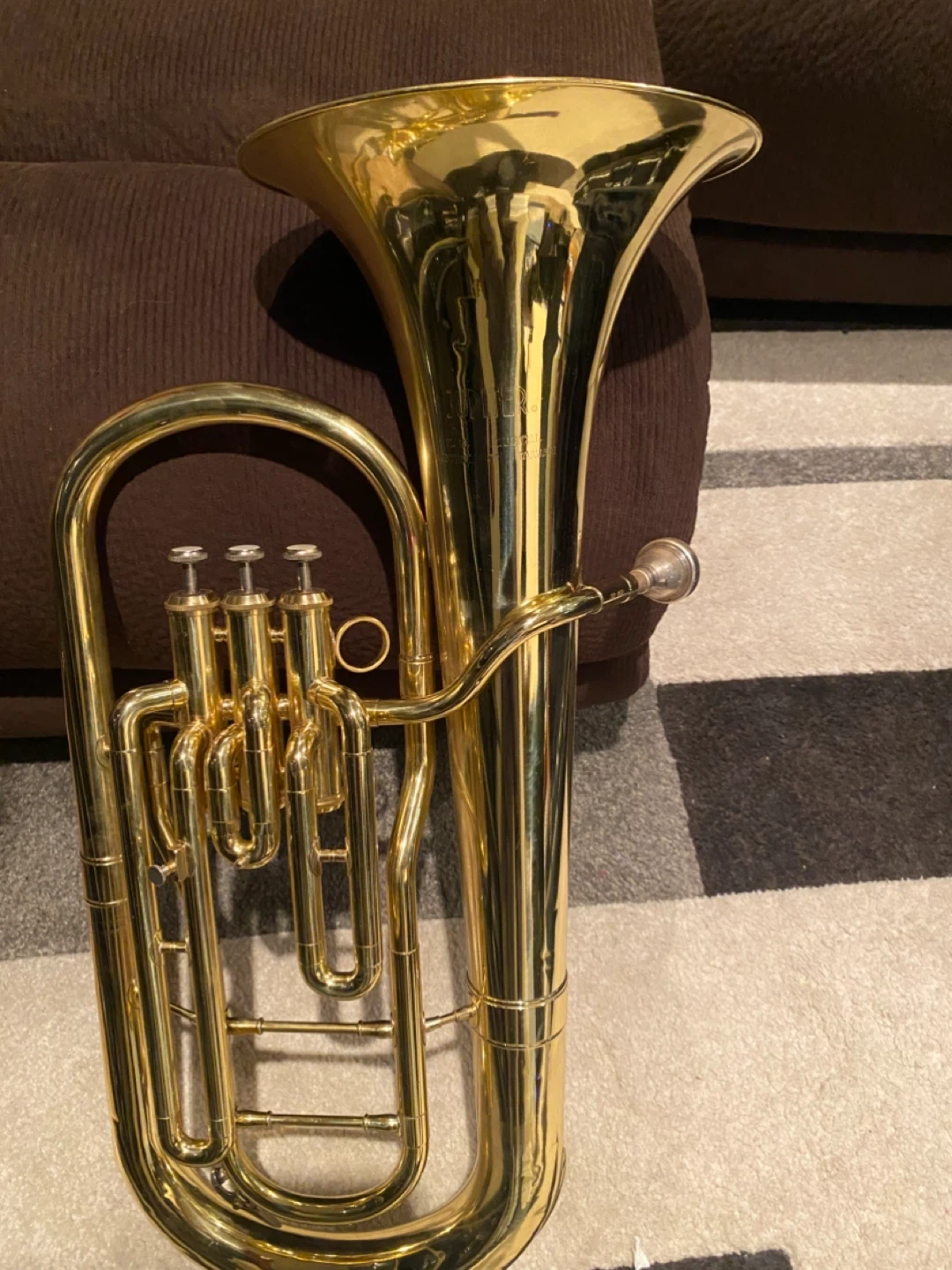 Beautiful Jupiter JBR-462 Baritone Euphonium with original case - photo 5