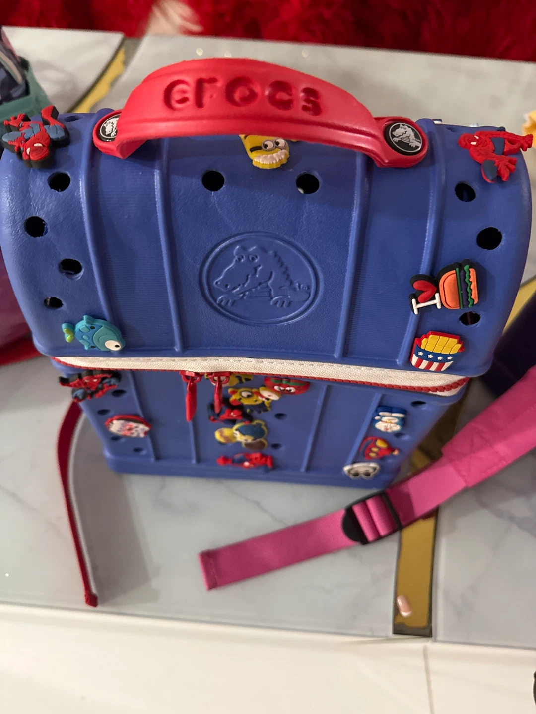 Crocs Children's Backpacks - Blue & Purple