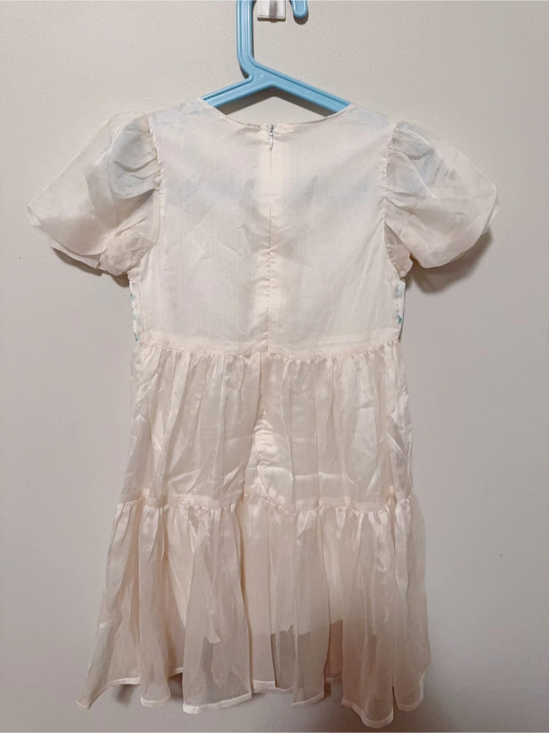 Cream Floral Print Dress Toddler size 5-6T - photo 2