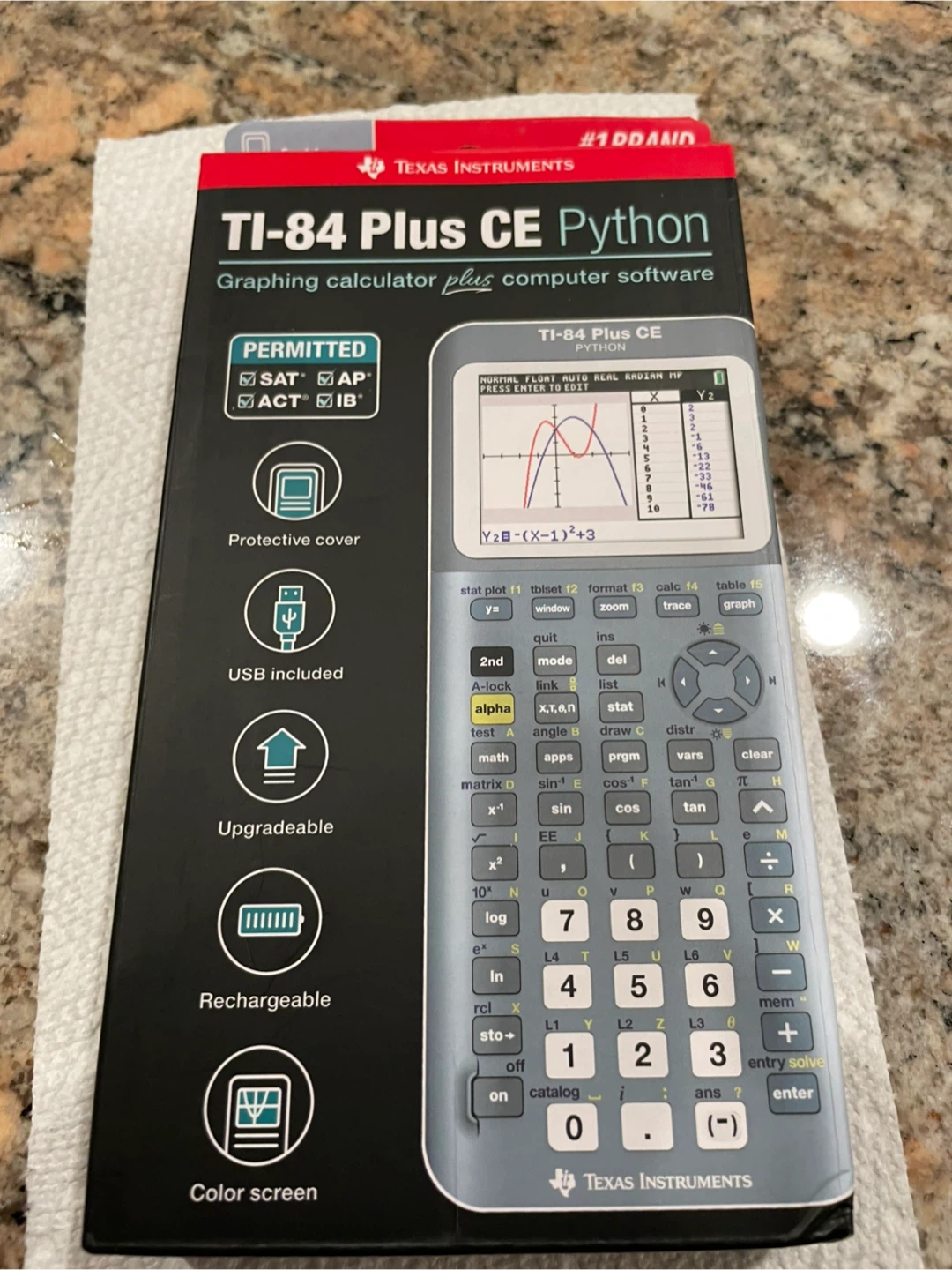 Texas Instruments TI-84 Plus CE Python Graphing Calculator