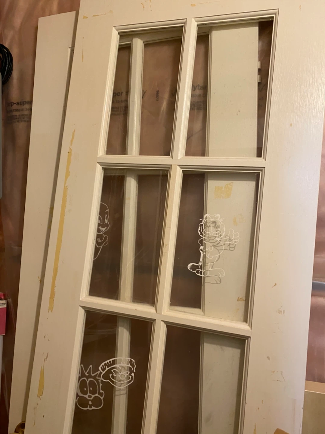 Interior Door with Cartoon Decals - photo 2