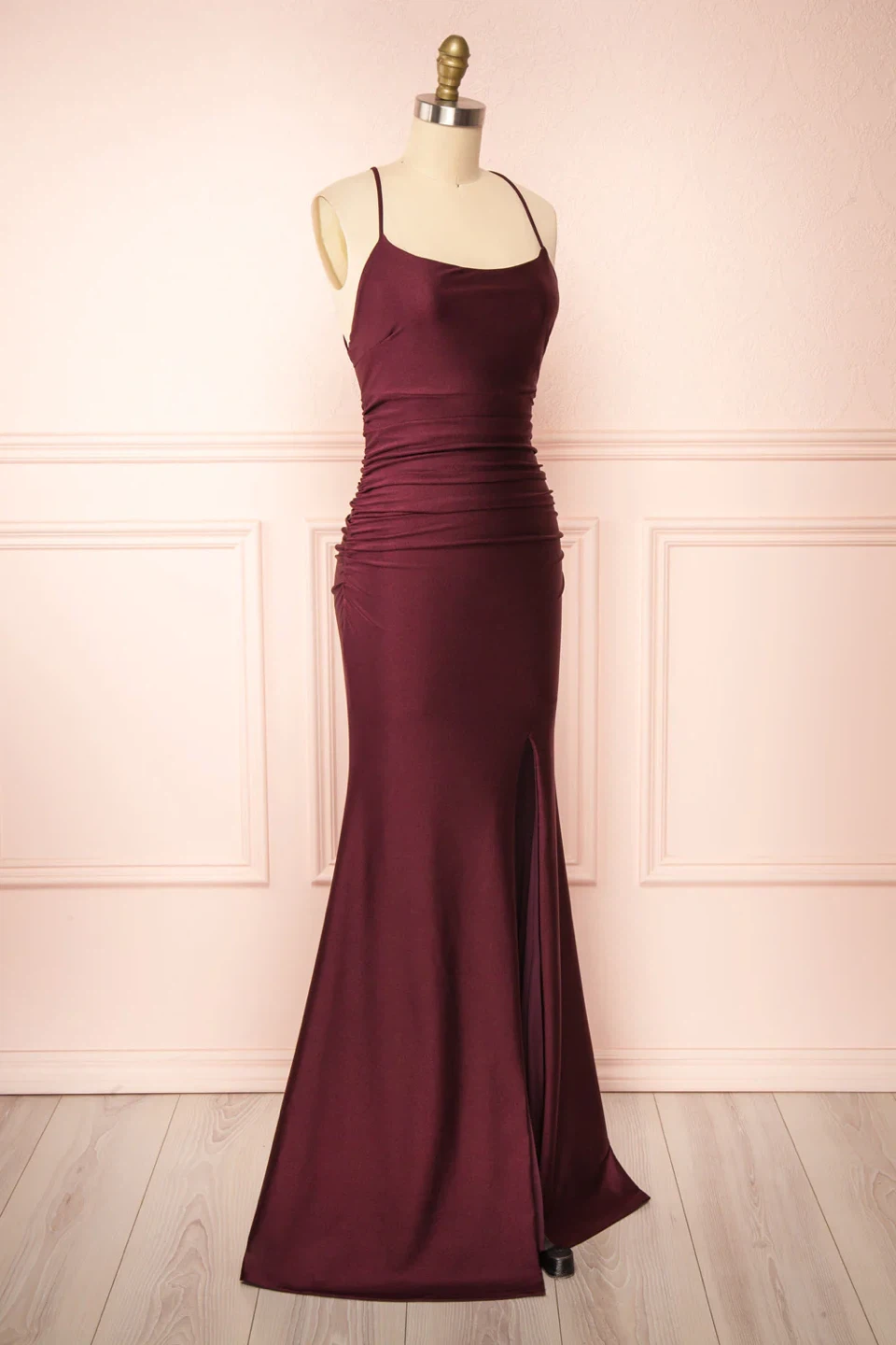 Burgundy Prom Dress - photo 3