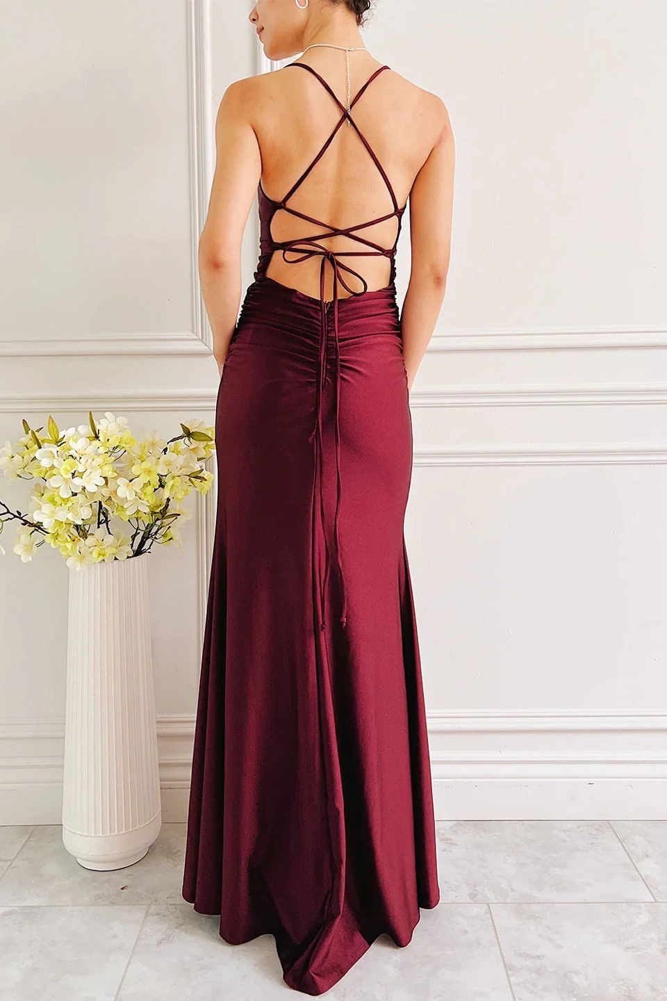 Burgundy Prom Dress