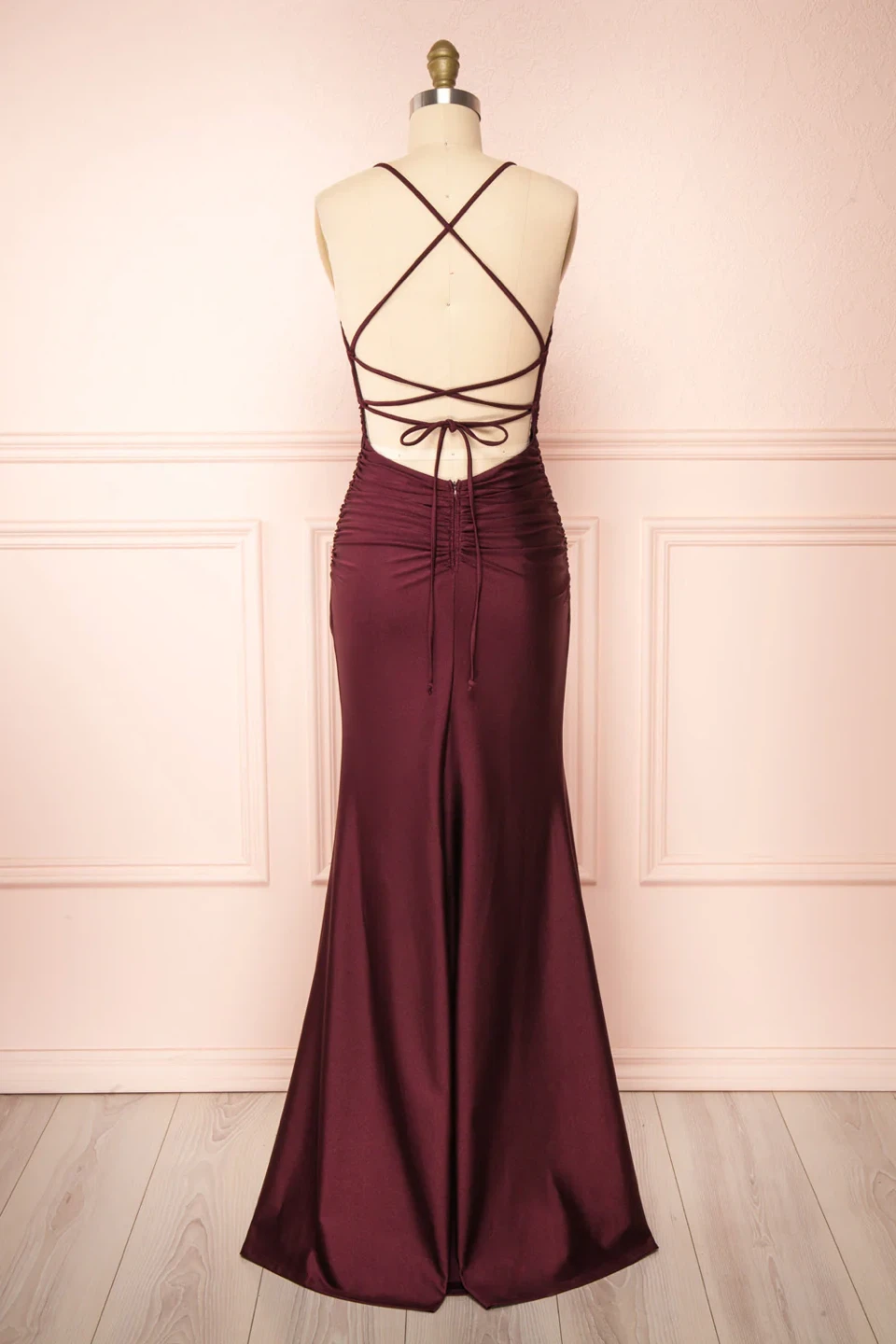 Burgundy Prom Dress - photo 2