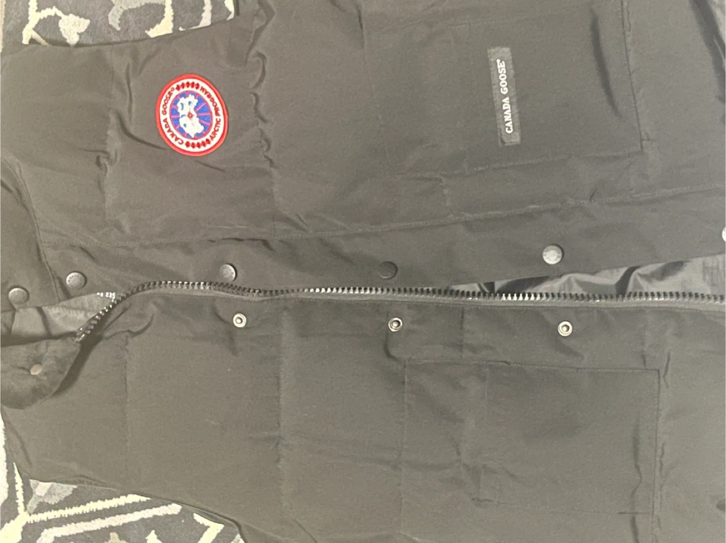 Canada Goose Black Puffer Vest - Size S
