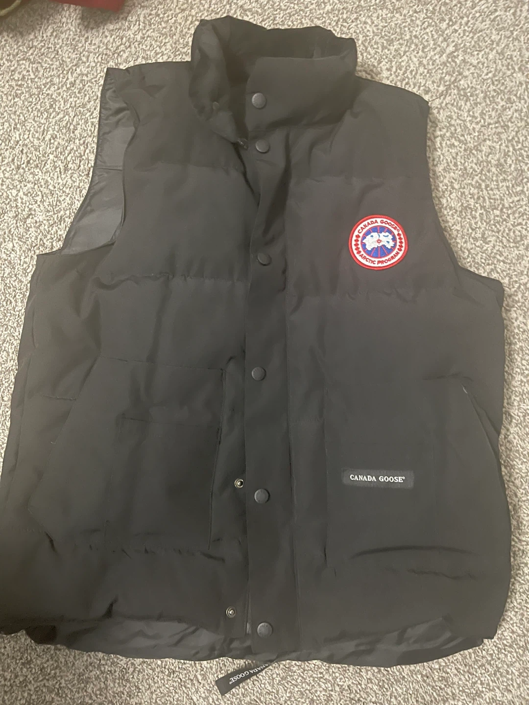 Canada Goose Black Puffer Vest - Size S - photo 4