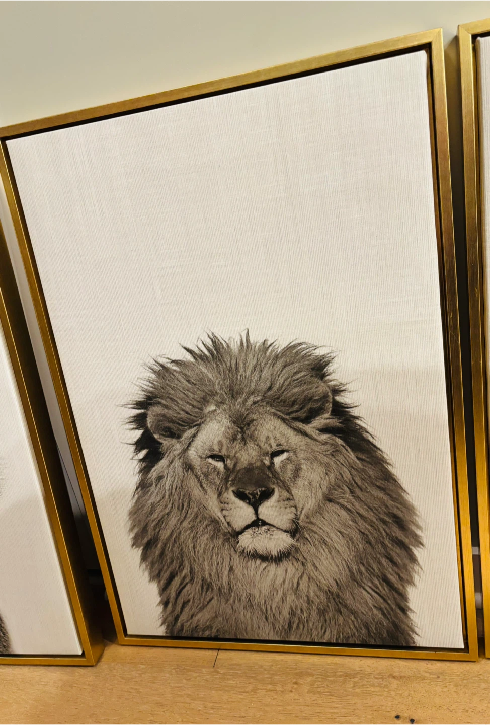 Framed Animal Canvas Wall Art - photo 3