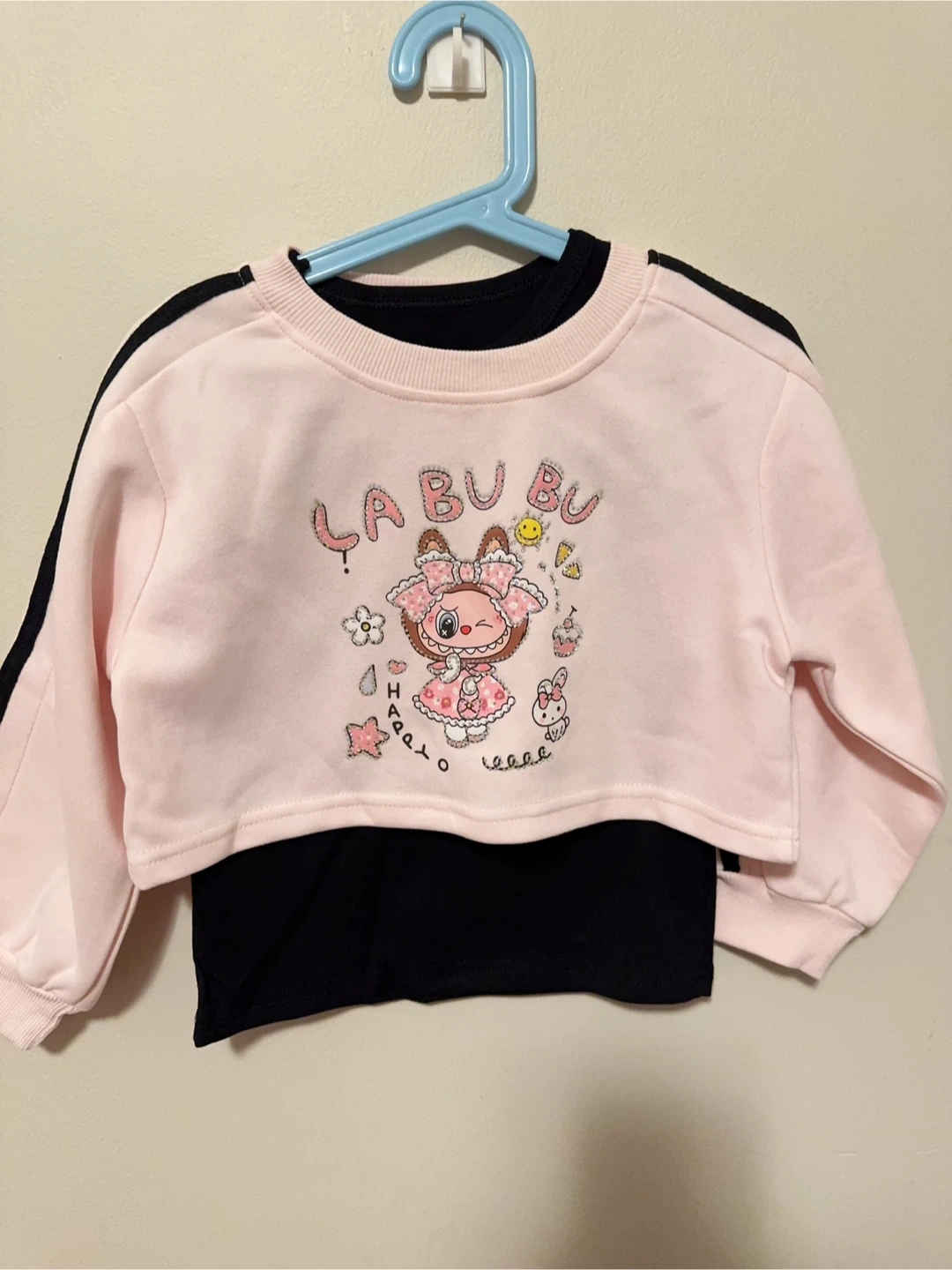 Pink Labubu 3pc set Toddler size 5-6T