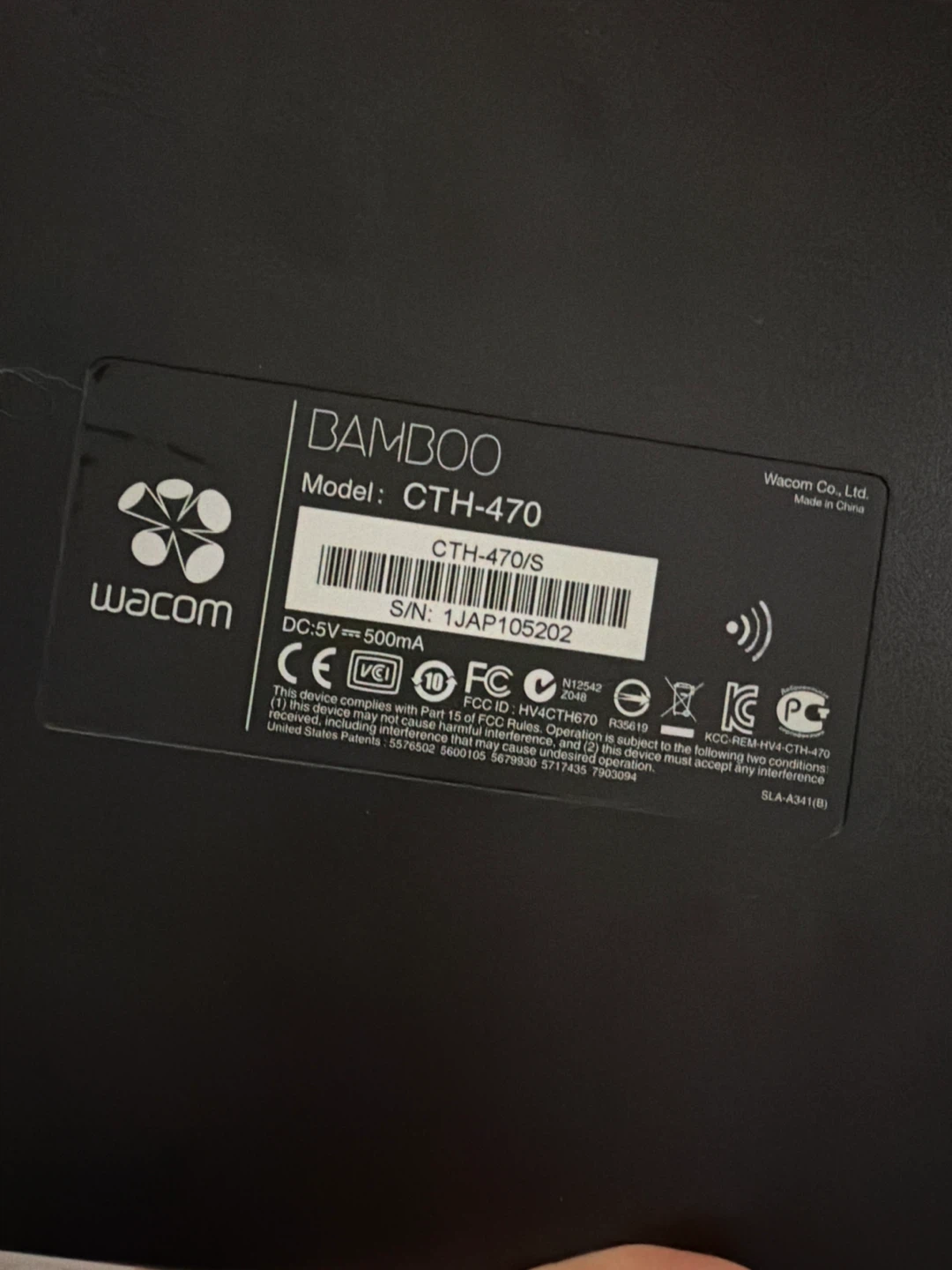 Wacom Bamboo Capture CTH-470 Pen & Touch Tablet - photo 3