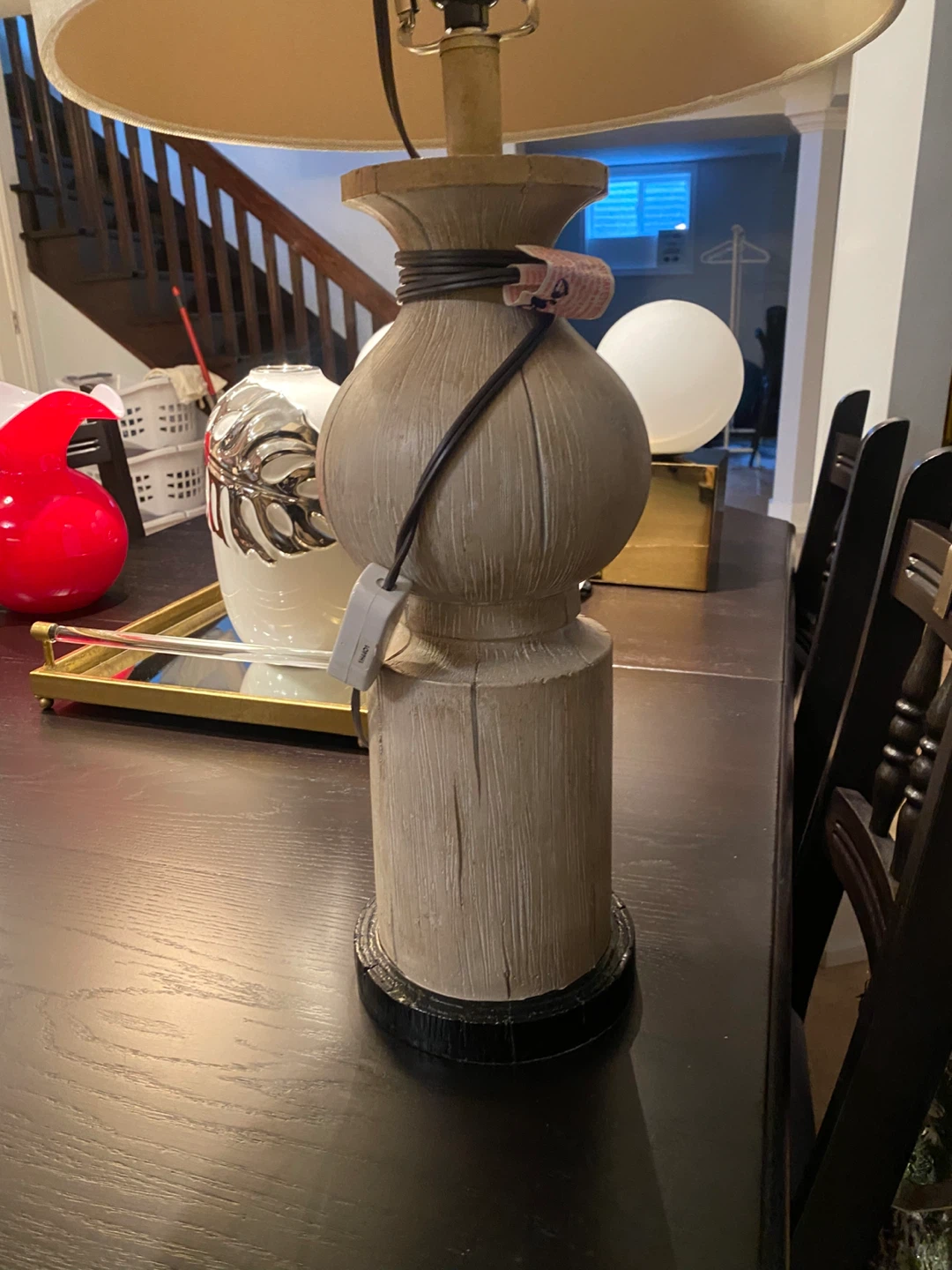 Table Lamps with Linen Shades (Set of 2) - photo 2