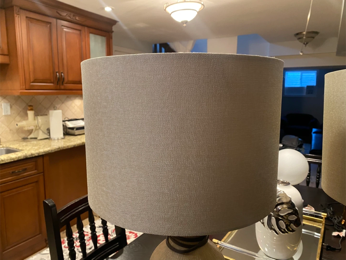 Table Lamps with Linen Shades (Set of 2) - photo 4