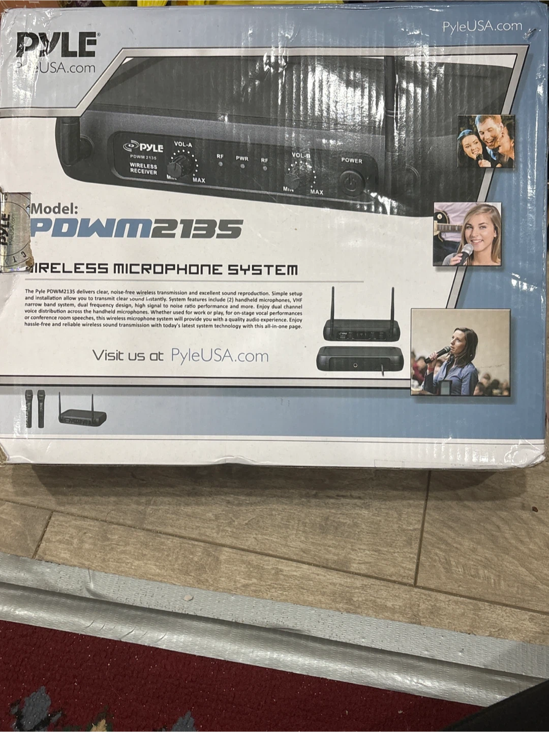 PYLE PDWM2135 Wireless Microphone System