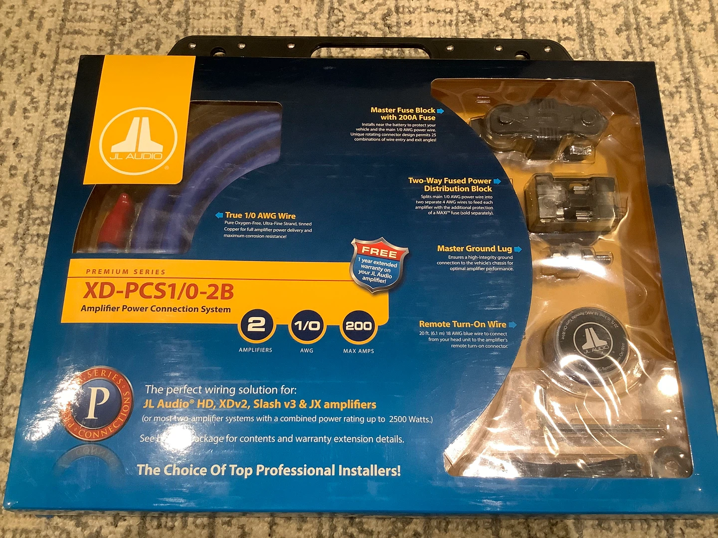 JL Audio XD-PCS1/0-2B Amplifier Power Connection System