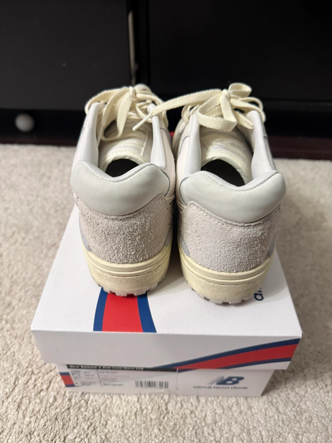 New Balance x Aimé Leon Dore 550 Cream Sneakers - photo 3