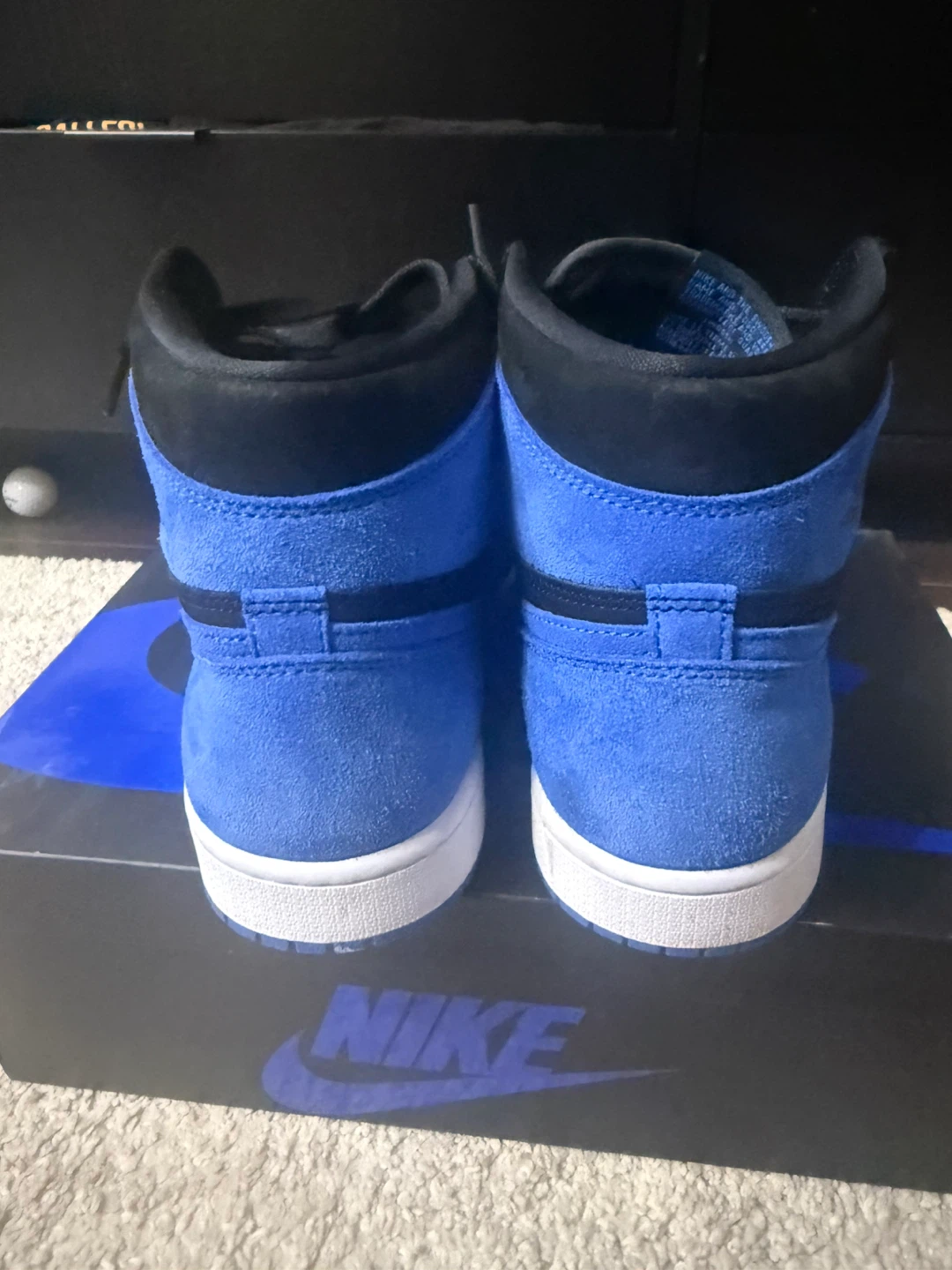 Nike Air Jordan 1 High Royal Black Royal Blue - photo 3