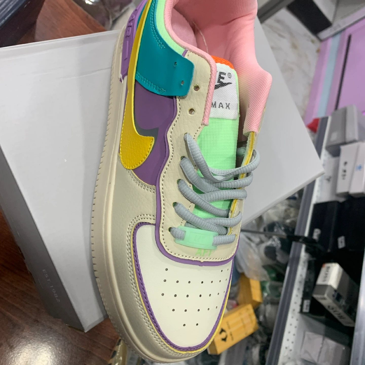 Nike Air Max "Air Force 1" Multi-Color Sneakers - US Size 8.5