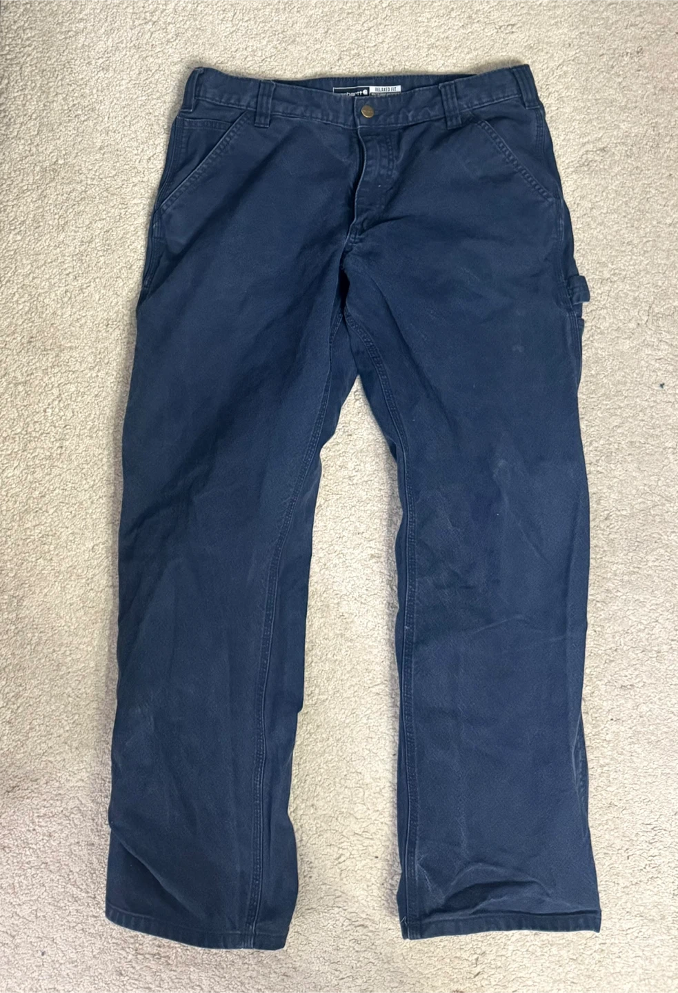 Carhartt Navy Blue Work Pants