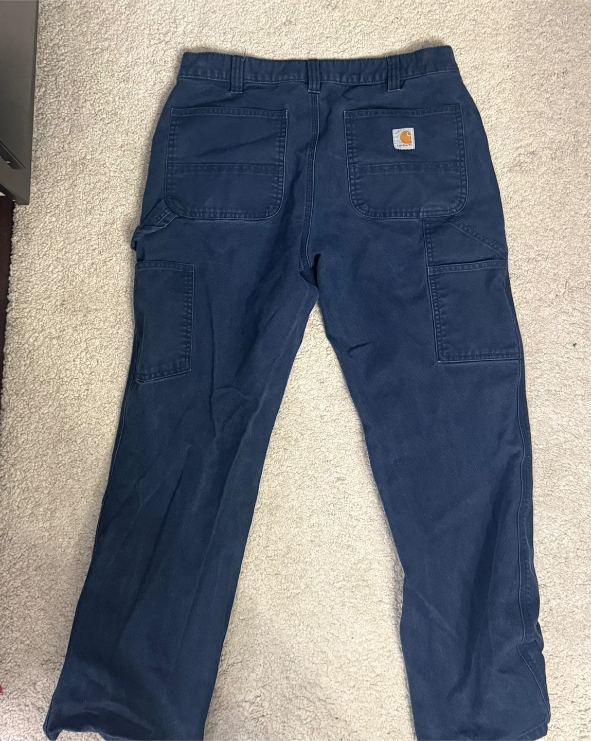 Carhartt Navy Blue Work Pants - photo 2