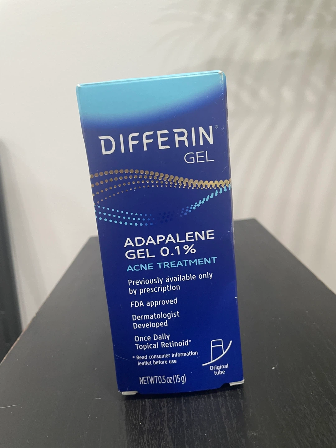 Differin Gel Adapalene Gel 0.1% Acne Treatment 0.5 oz