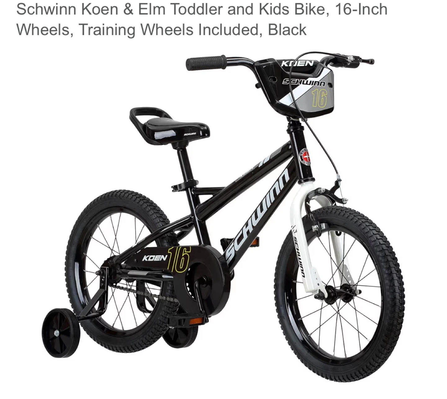 Schwinn Kids Bicycle package
