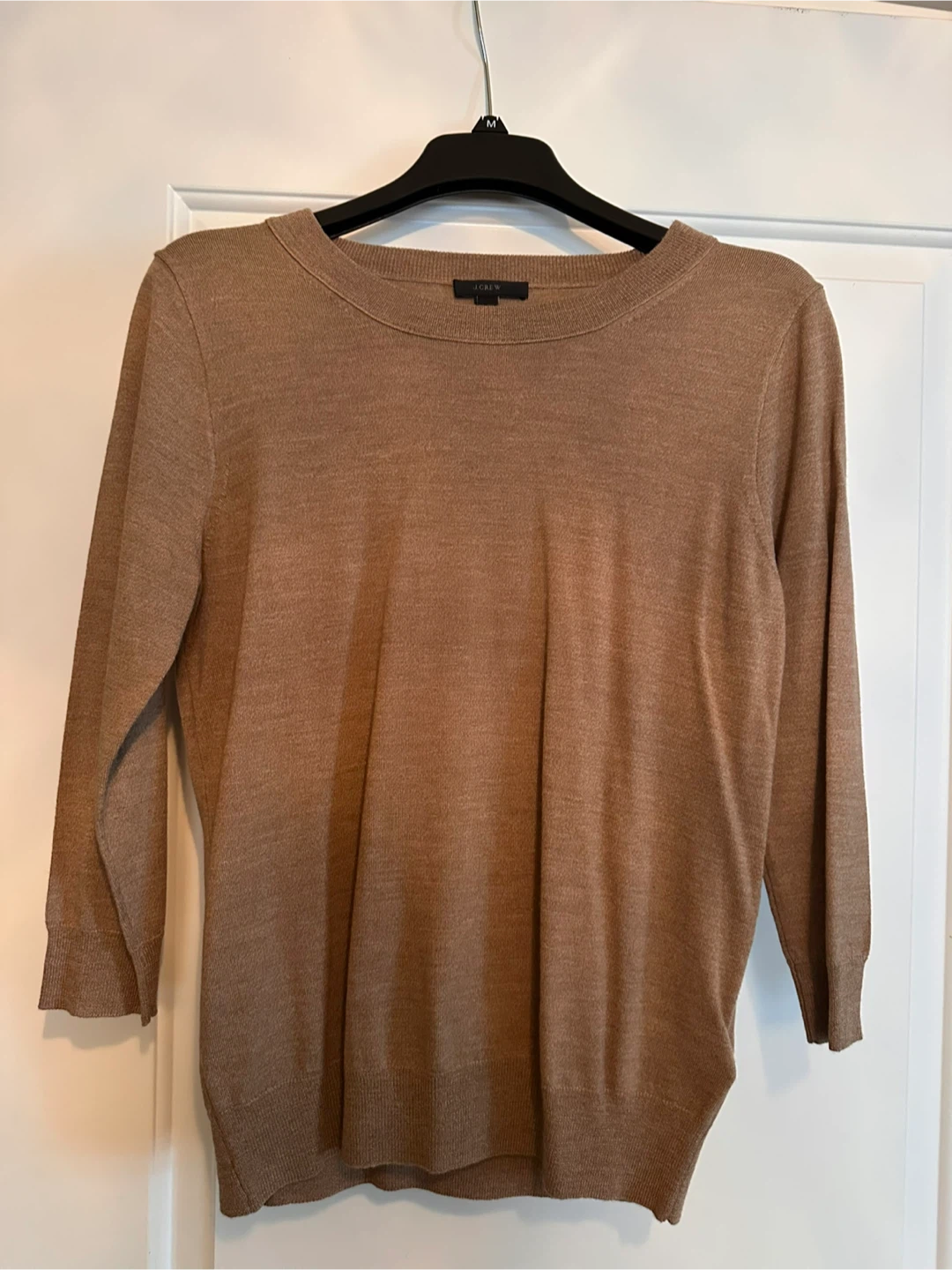 J. Crew Brown Merino Wool Sweater - Medium