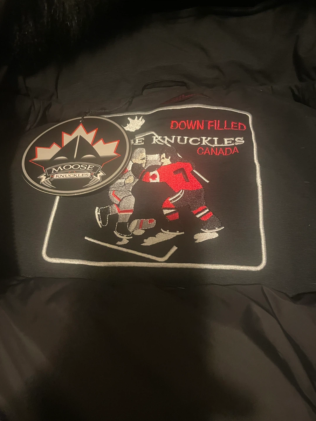Moose Knuckles Black Down Filled Jacket - photo 4