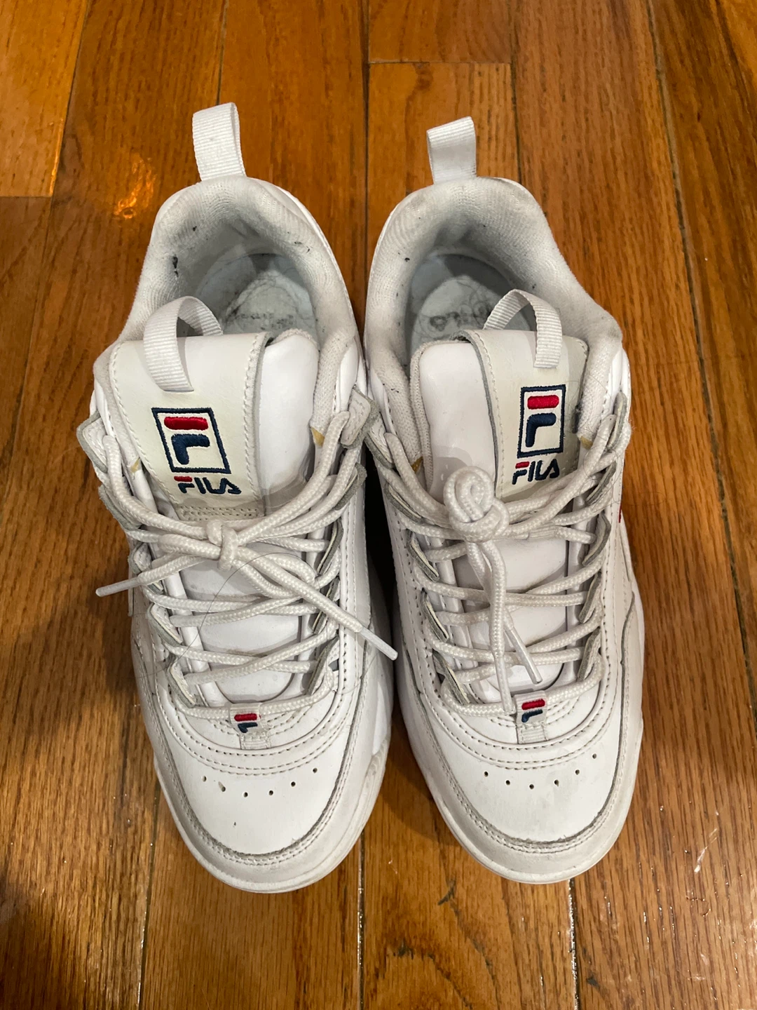 White Fila Disruptor Sneakers - photo 2