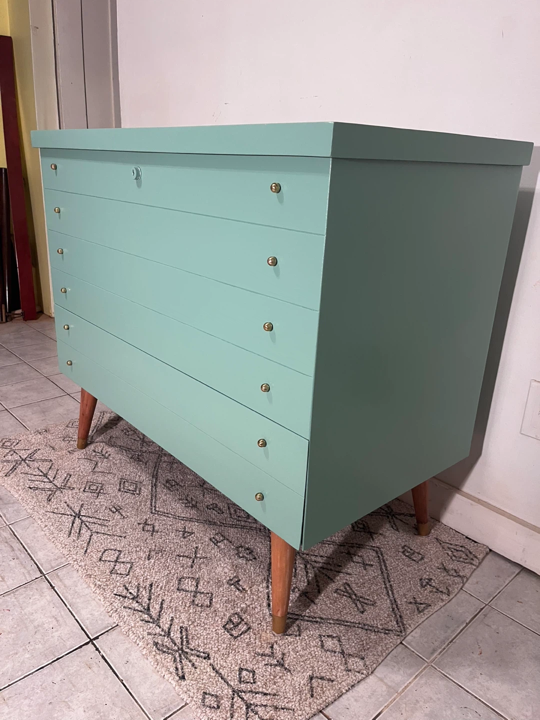 Restored Vintage mcm Homeric Cedar lined Trunk