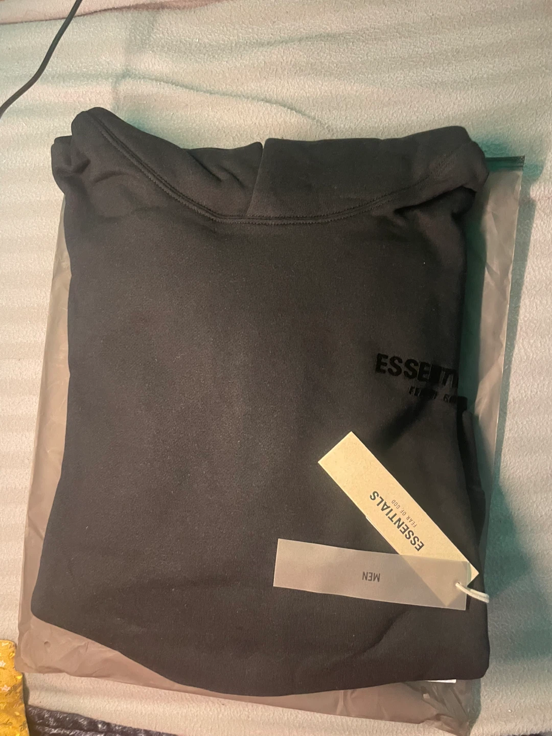 Black Essentials Fear of God Hoodie Men's