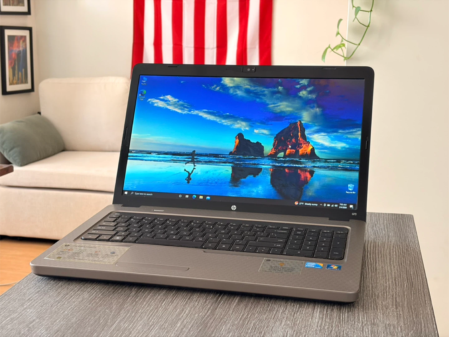 HP G72 laptop — Core i3 / 17-inch / 500GB Storage