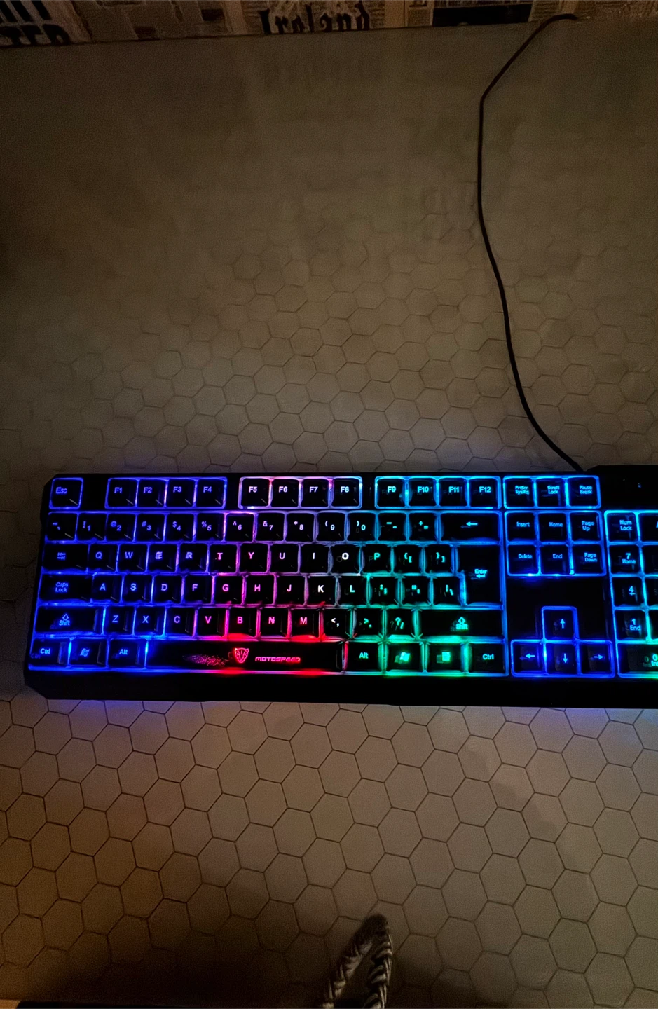 RGB keyboard. $ 23