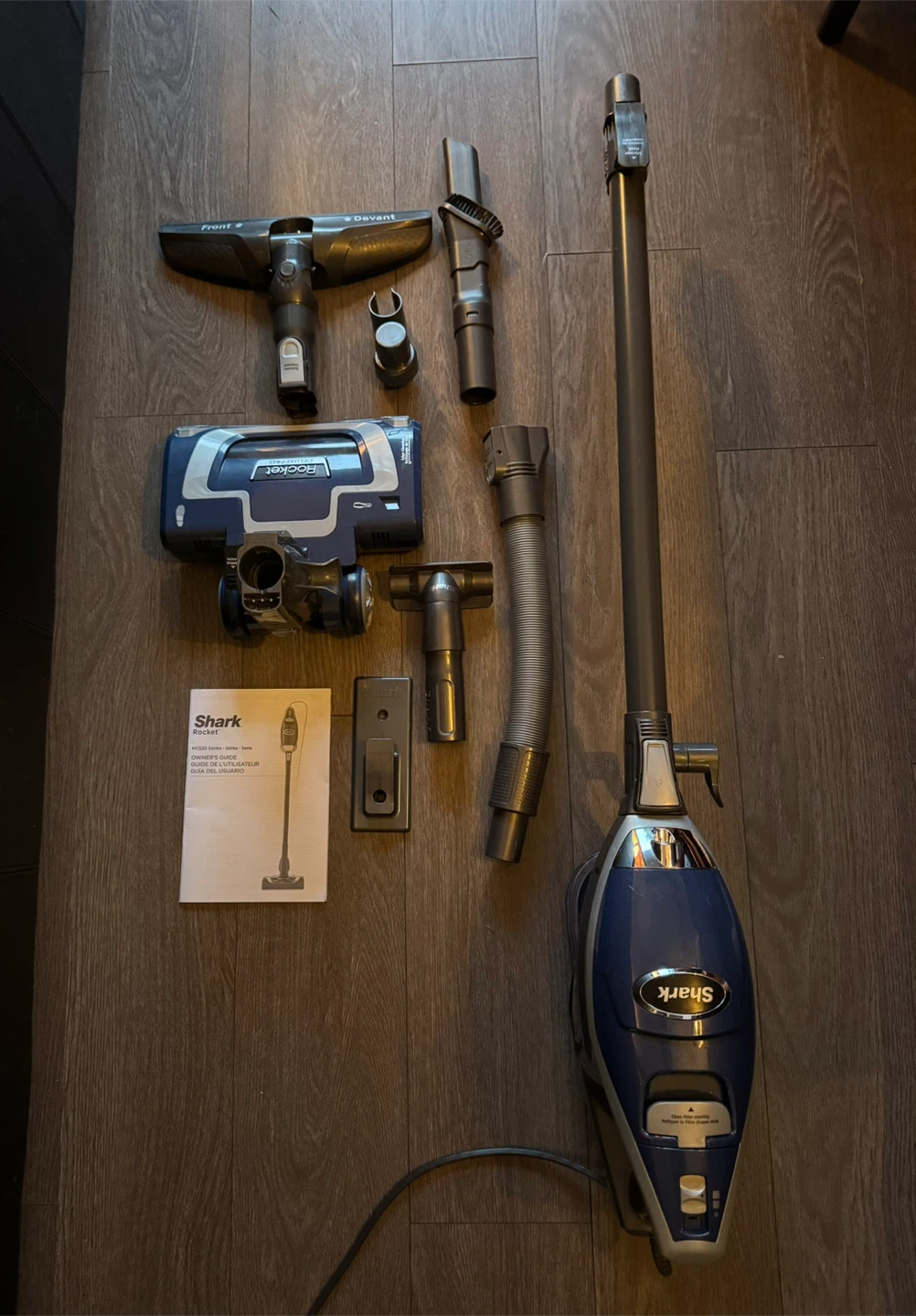 LIGHTLY USED - Rocket ultra-light corded stick vacuum.