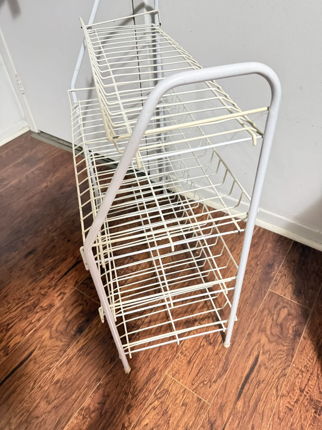 White 4-Tier Wire Shelf Storage Rack - photo 2