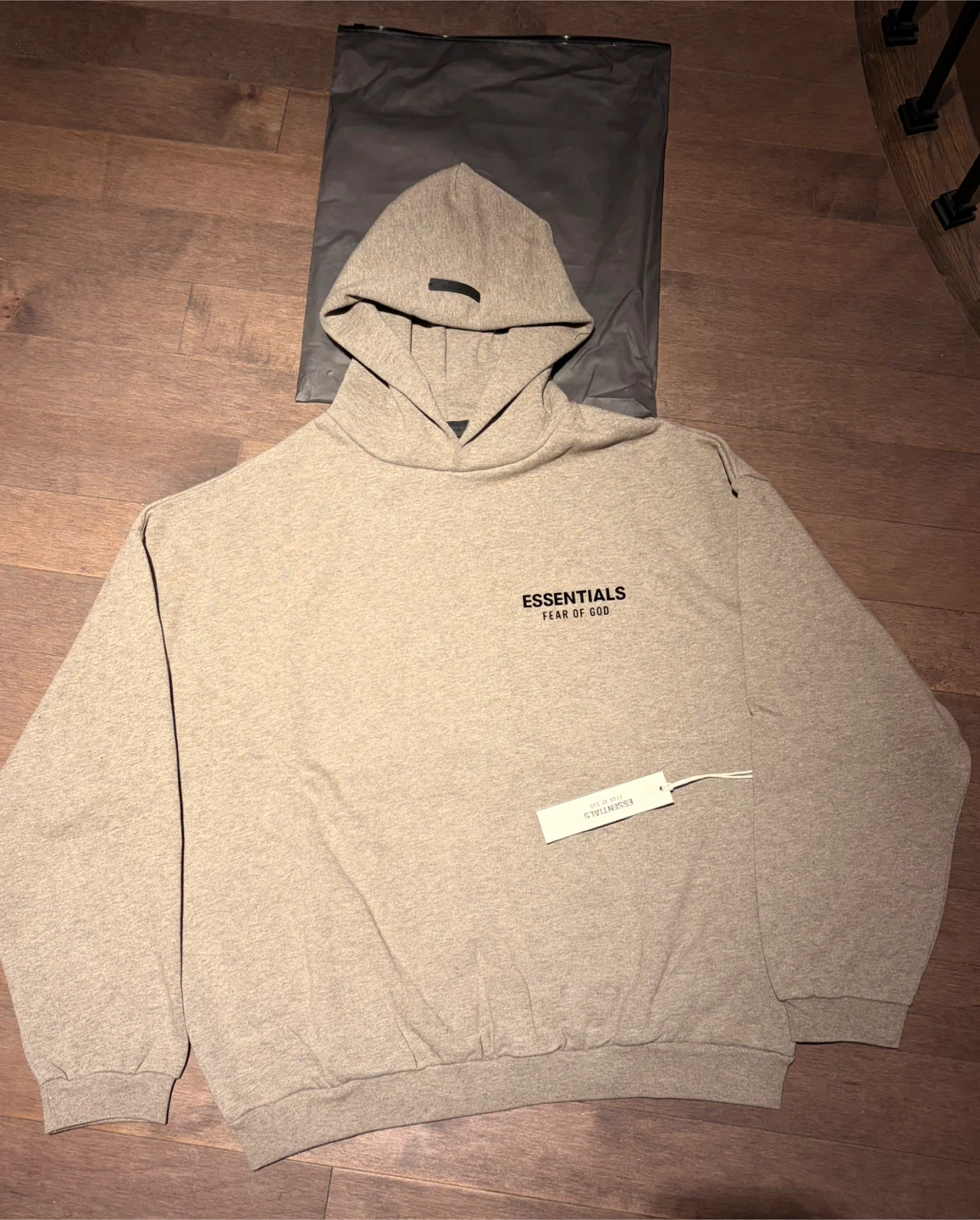 (FW24) AUTHENTIC Fear of God Essentials Hoodie - Heather Grey